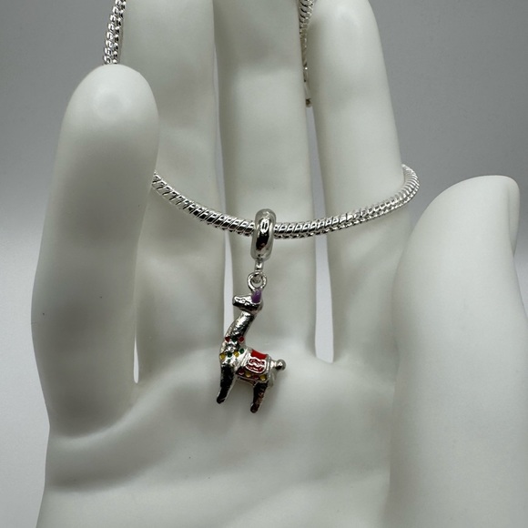 3/$15 Cute Little Alpaca Pandora-type European charm - Picture 3 of 7